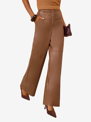 Loosefit Pantaloni di Friends Like These in marrone: frontale