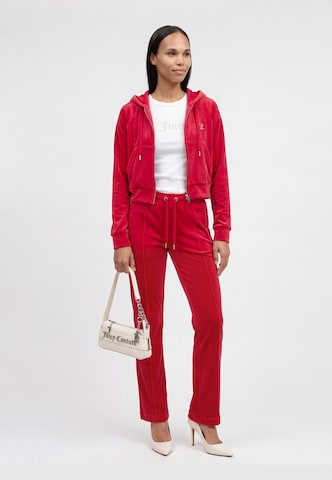 Juicy Couture Petite Ζακέτα φούτερ 'MADISON' σε κόκκινο: μπροστά