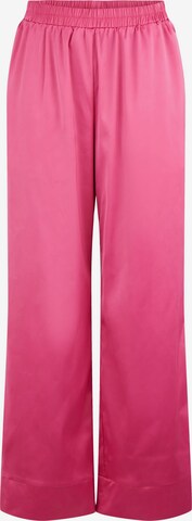 PIECES Wide leg Pants 'Nora' in Pink: front