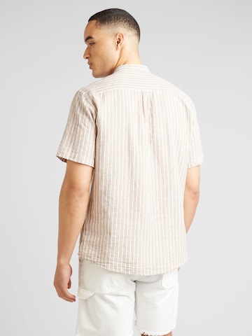 Jack's Regular fit Button Up Shirt in Beige