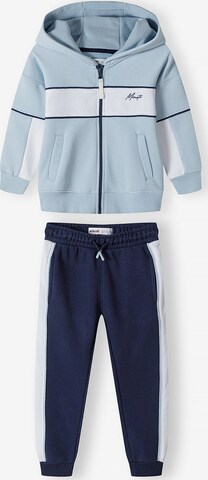 MINOTI Joggingpak in Blauw: voorkant