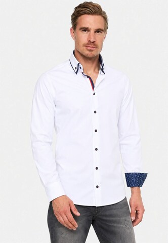 Chemise Rusty Neal en blanc : devant