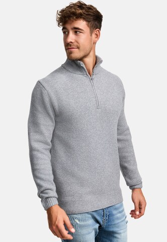 INDICODE JEANS Trui 'Lokant' in Grijs