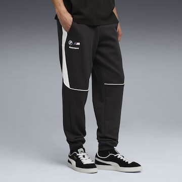 PUMA Tapered Sporthose 'BMW M Motorsport' in Schwarz: Vorderseite