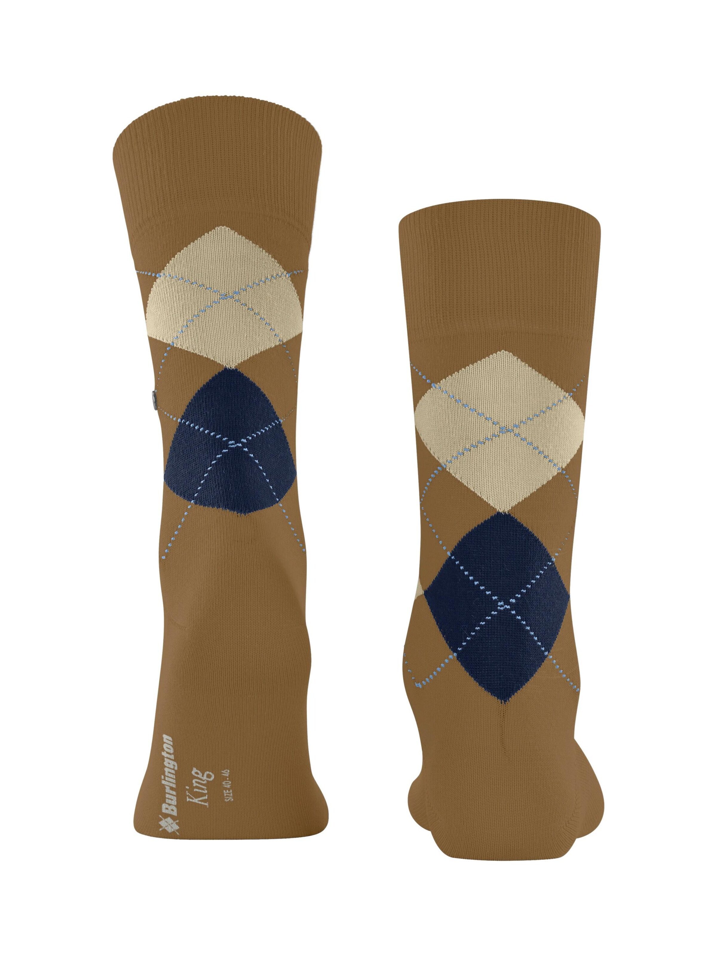 BURLINGTON Socks 'King' in Brown