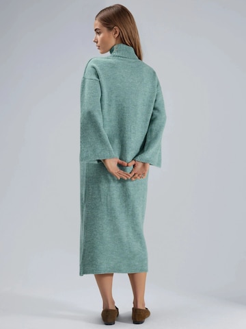 My fashion Úpletové šaty 'Strickkleider' – zelená