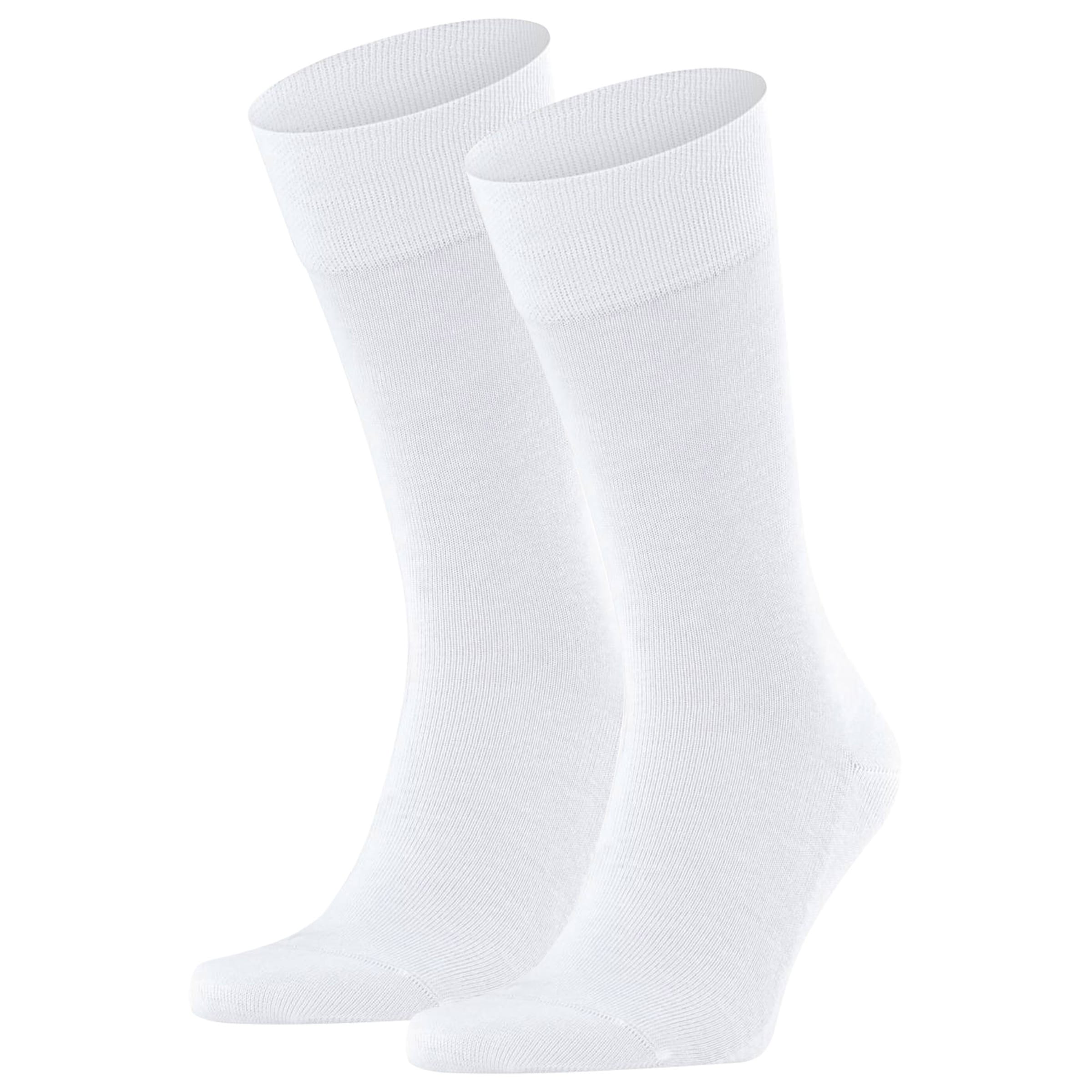 FALKE - Calcetines deportivos en blanco: frente