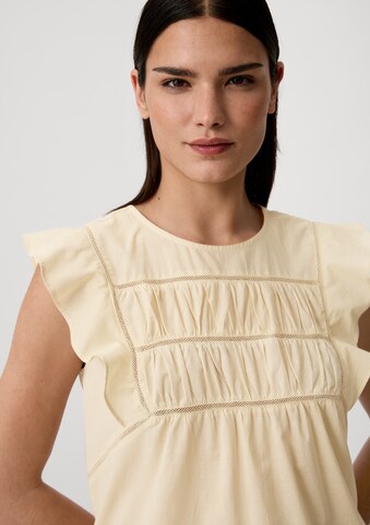 comma casual identity Bluse in Gelb