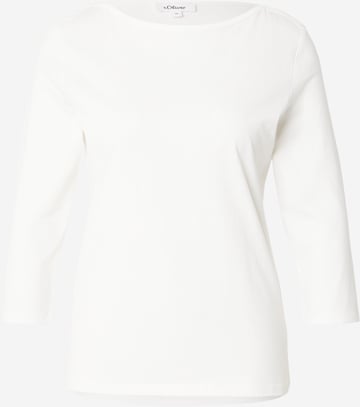 s.Oliver Shirt in Beige: front