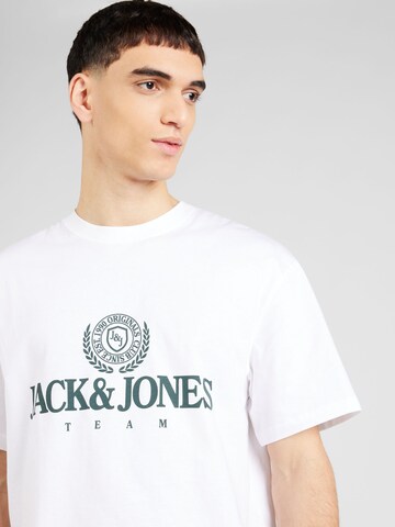 balts JACK & JONES T-Krekls 'LAKEWOOD'