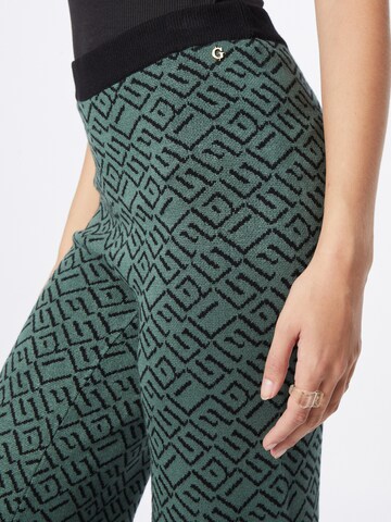 GUESS Wide leg Broek in Groen