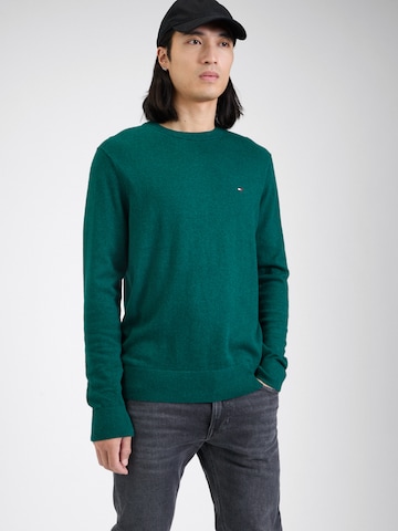 TOMMY HILFIGER Trui in Groen: voorkant
