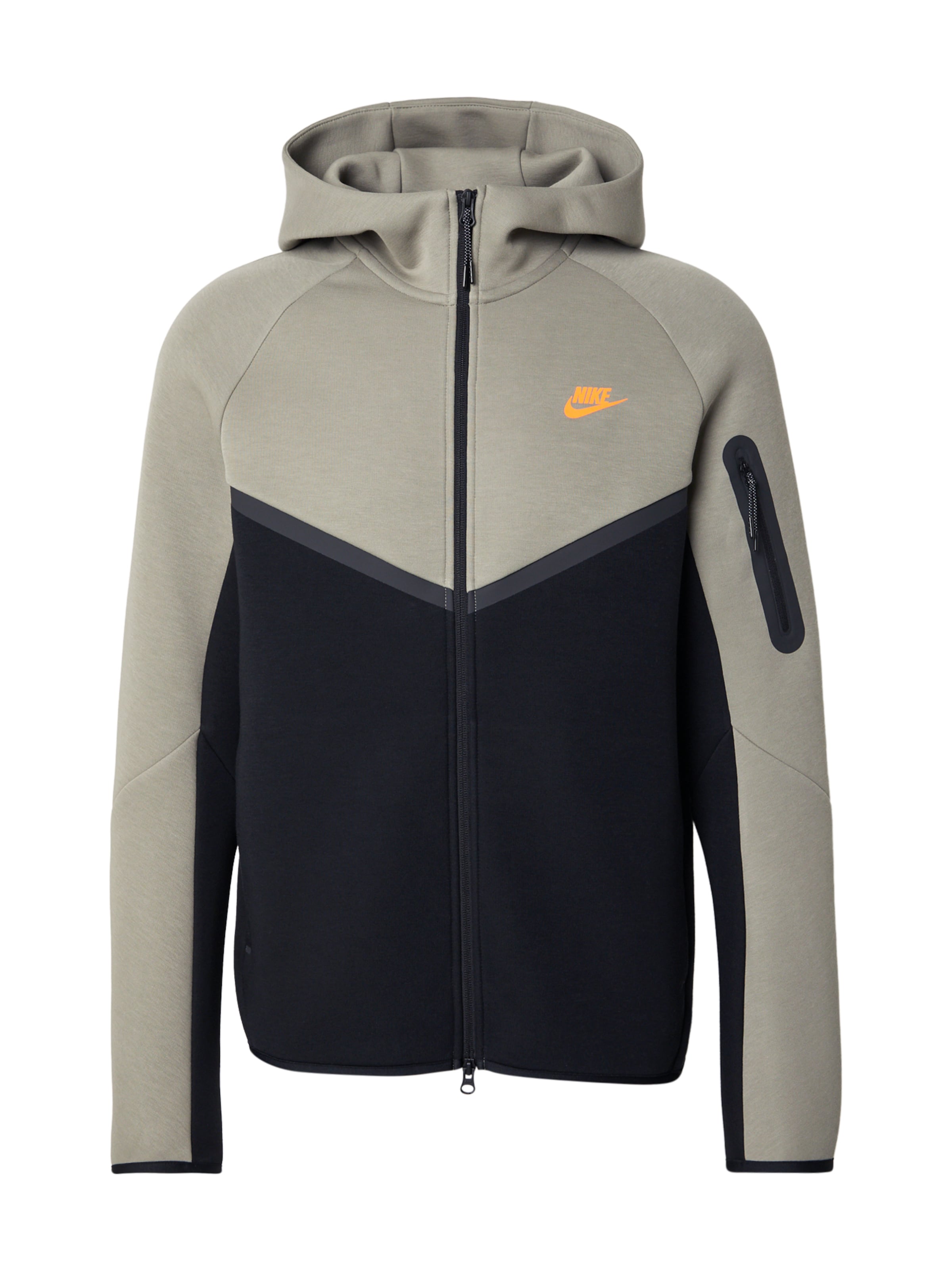 Nike Sportswear Bluza rozpinana 'Tech Fleece' w rozmiarze XS w kolorze pastelowy zielony / czarnym, Podgląd produktu