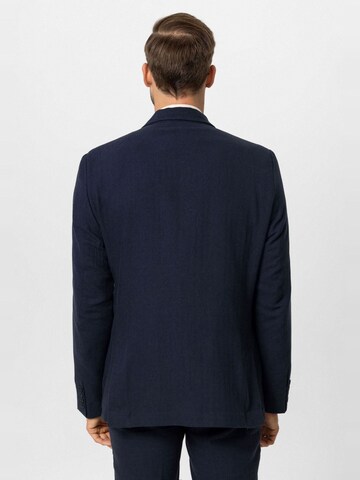 Coupe regular Veste de costume Antioch en bleu