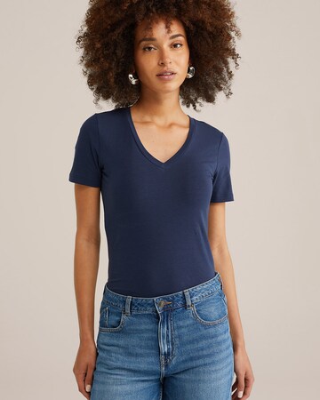 WE Fashion Shirt in Blue: front