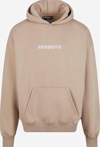 Dropsize Sweatshirt 'Crime' i beige: forside
