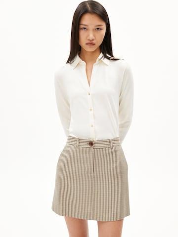 ARMEDANGELS Blouse 'Nalaannia' in Beige: voorkant