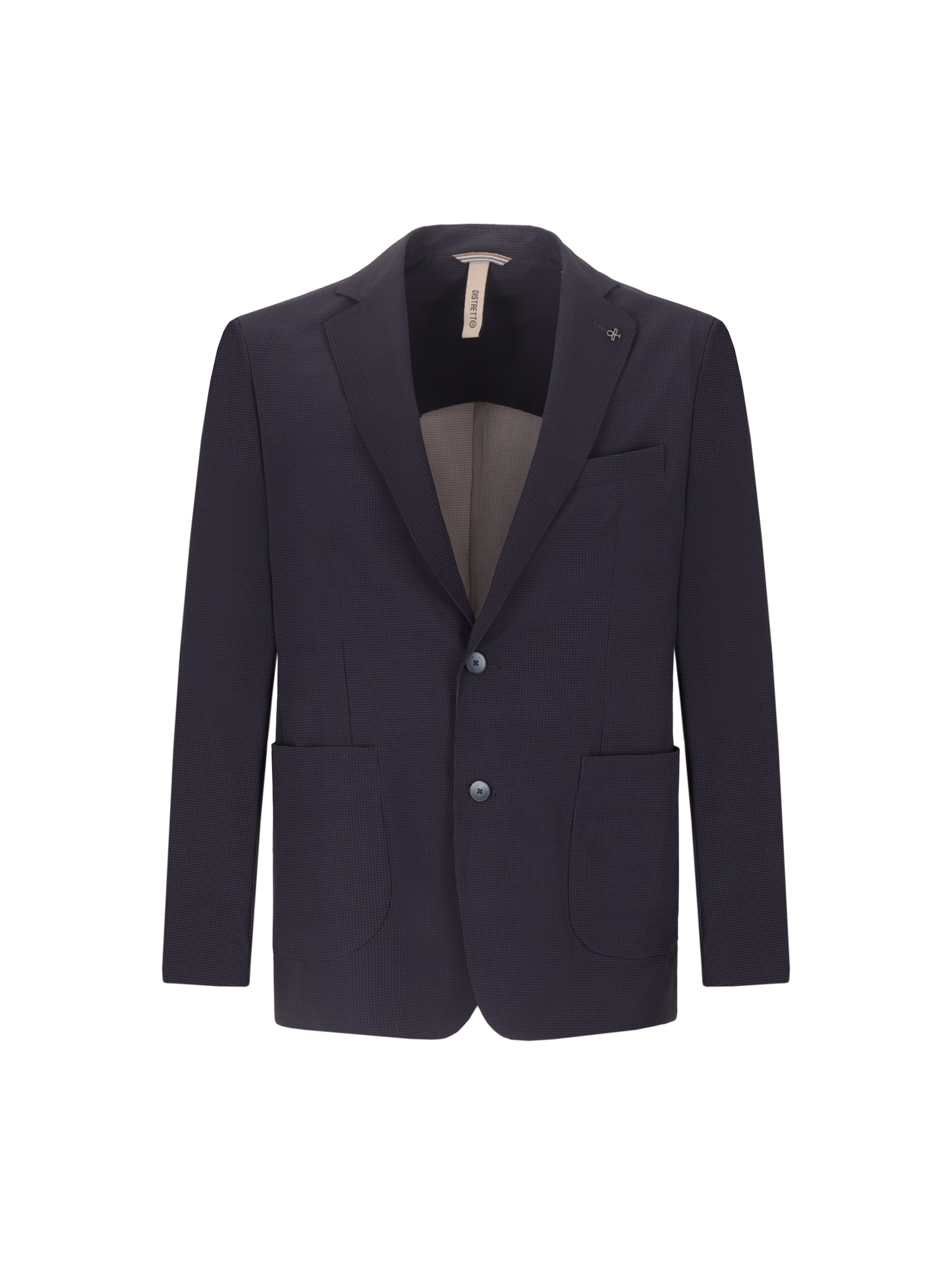 Distretto12 Veste de costume 'Sequoia' en 46 en bleu marine, Vue avec produit