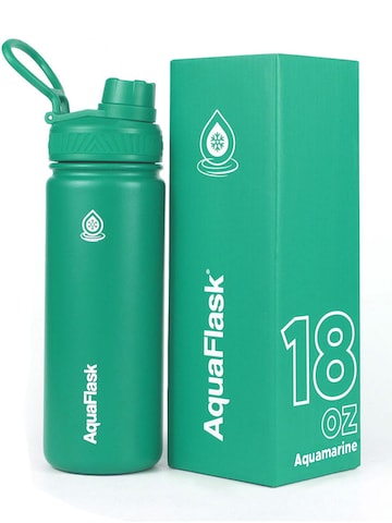 AquaFlask Láhev na vodu 'AquaFlask Termoláhev REGULAR 532 ml' – zelená
