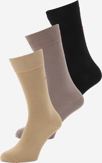 HUGO Sukat värissä suklaa / cappuccino / musta, Tuotenäkymä