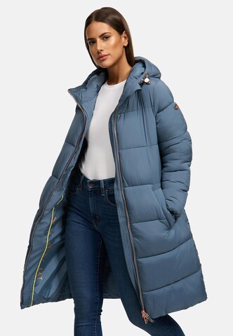 MARIKOO Wintermantel in Blauw