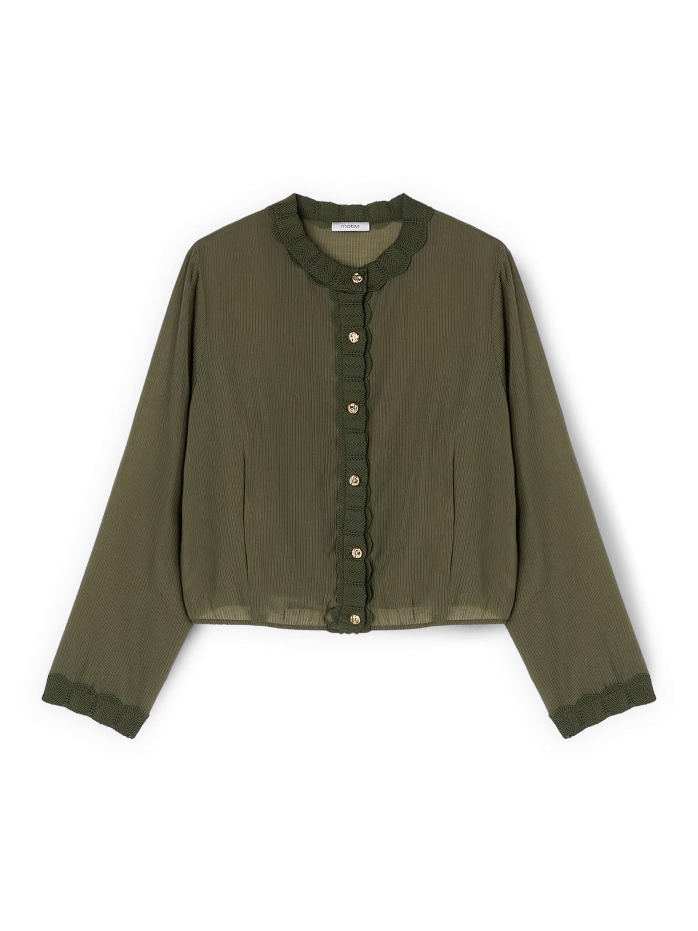 Camicia da donna di MOTIVI in verde: frontale