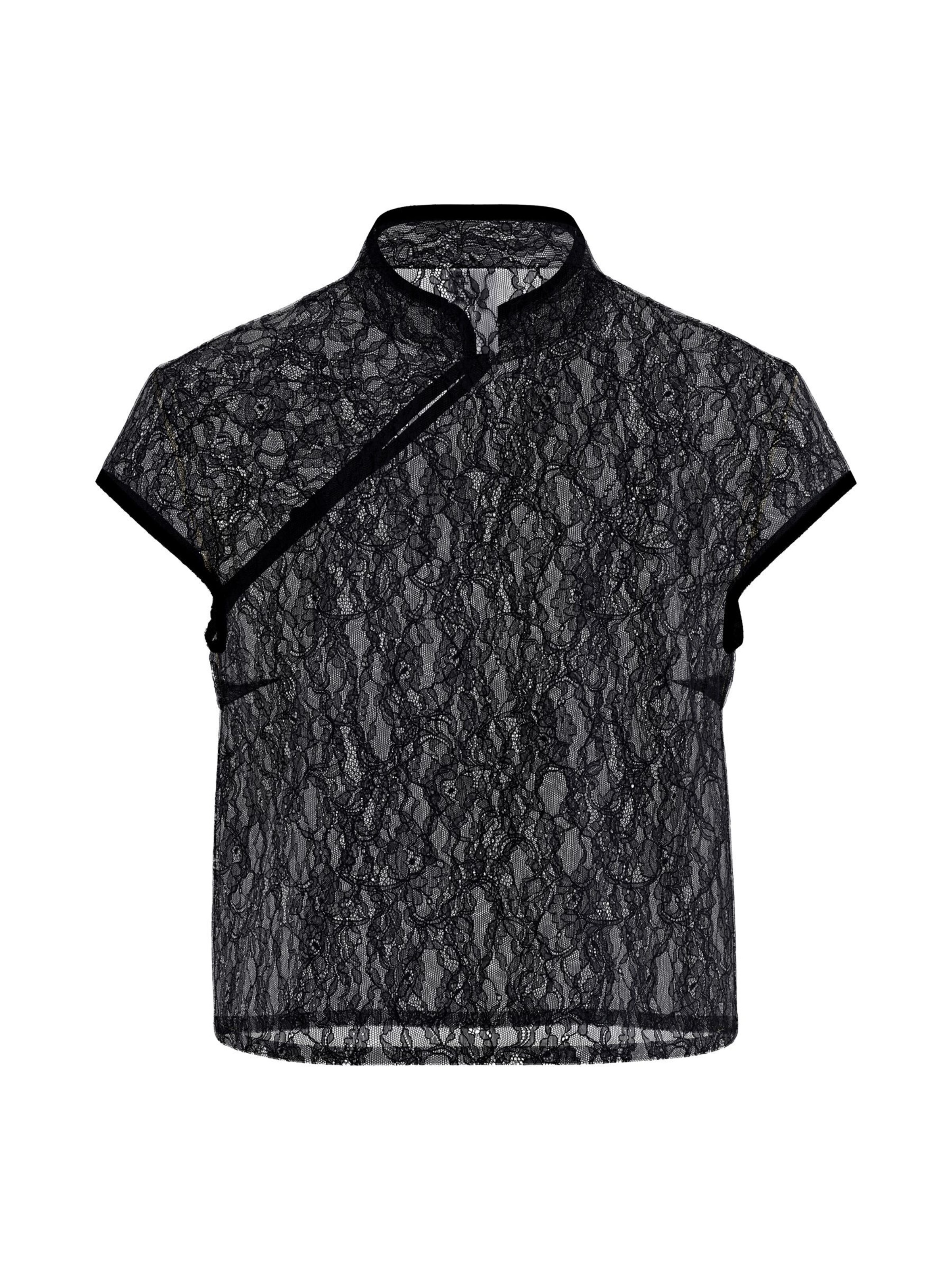 HYPEDROP - Blusa 'Kenzie' en negro