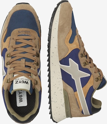 W6YZ Sneakers laag 'YAK-M.' in Bruin: voorkant