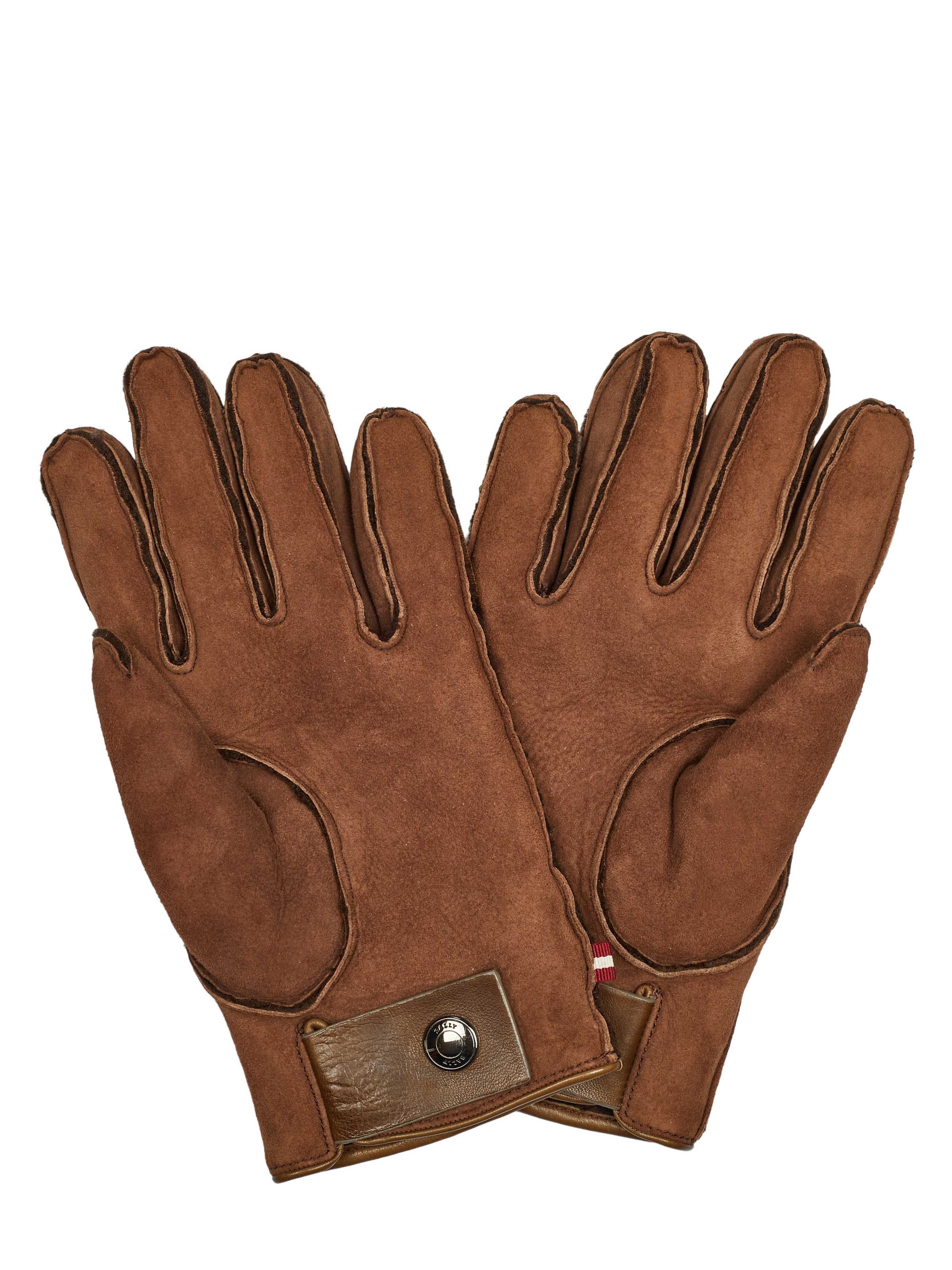 Bally Full Finger Gloves 'Bally Handschuh' in Brown