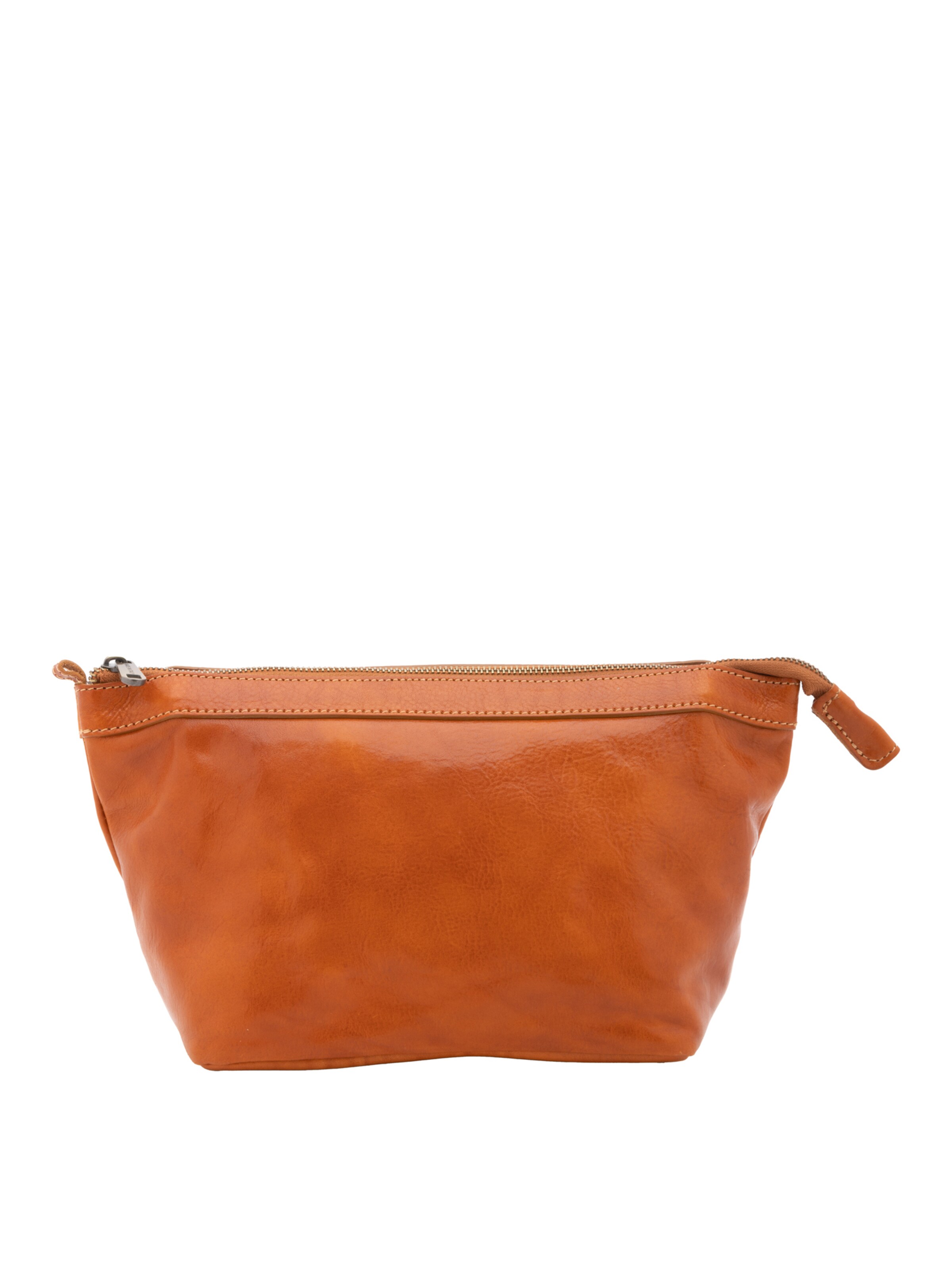Pochette 'Pochette in vera pelle con zip - I Fratelli' di I Fratelli in beige