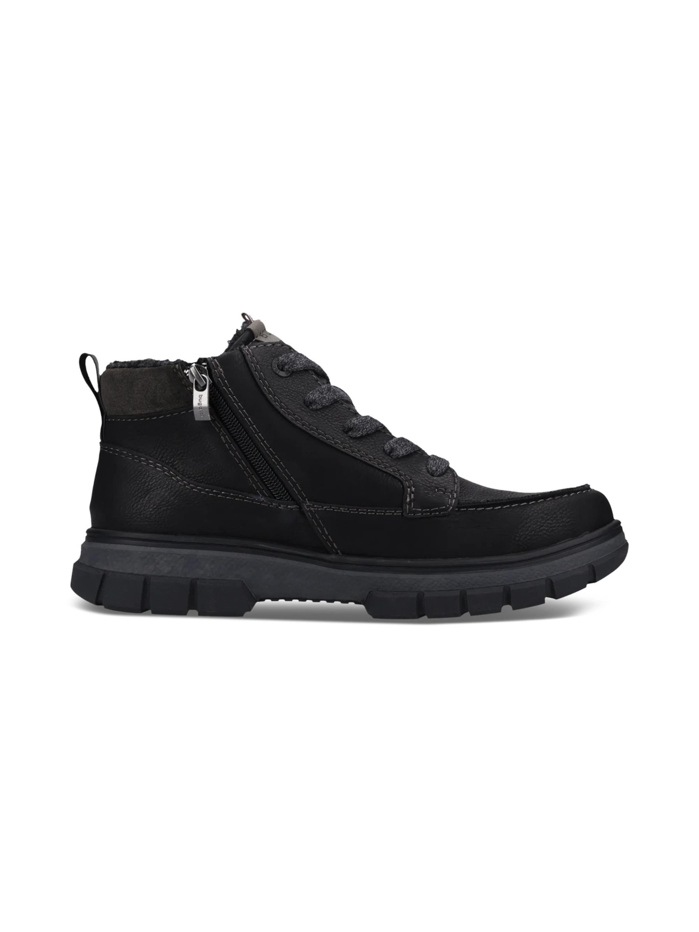 bugatti Schnürboots in Schwarz