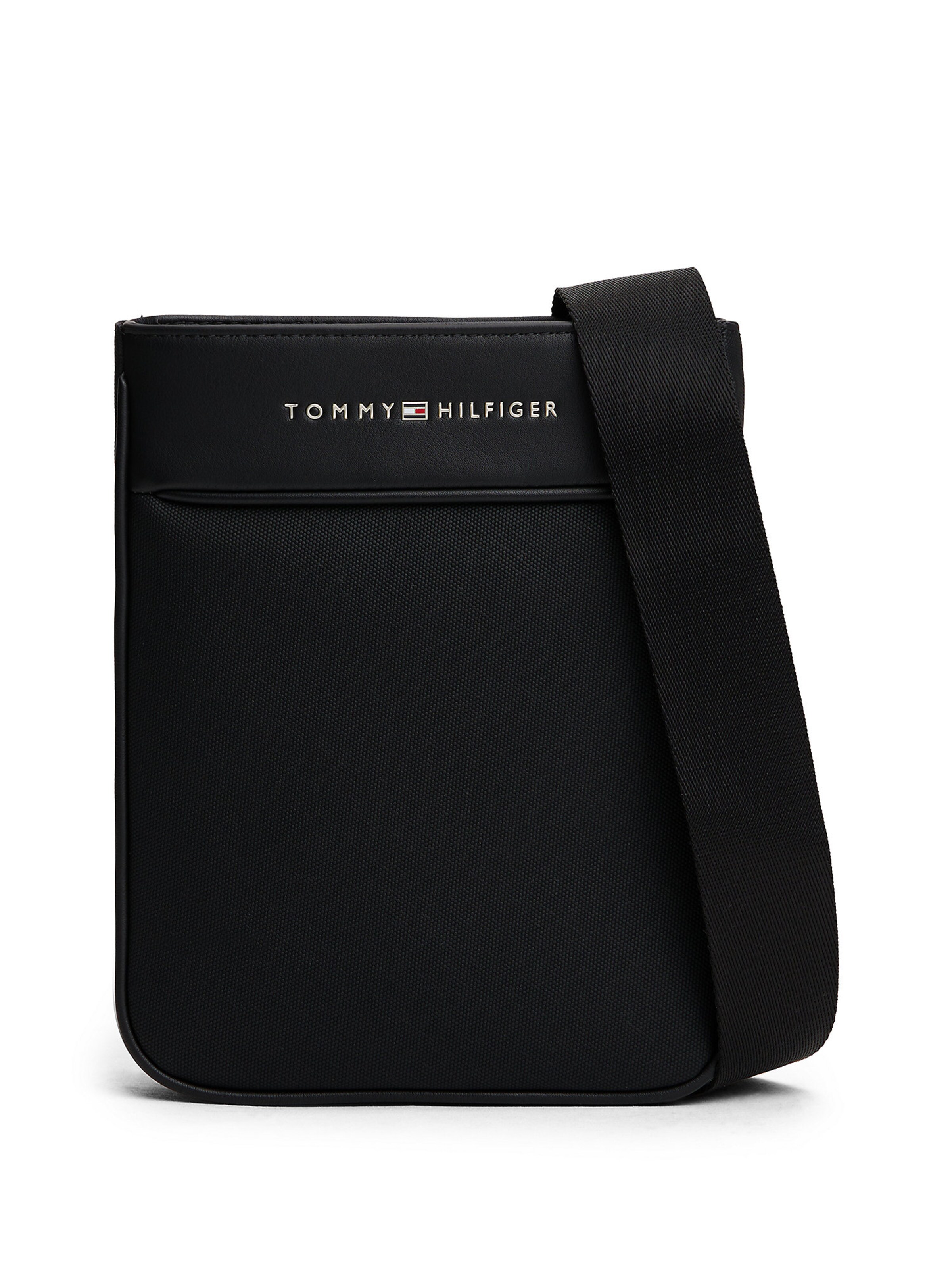 TOMMY HILFIGER Crossbody Bag in Black: front