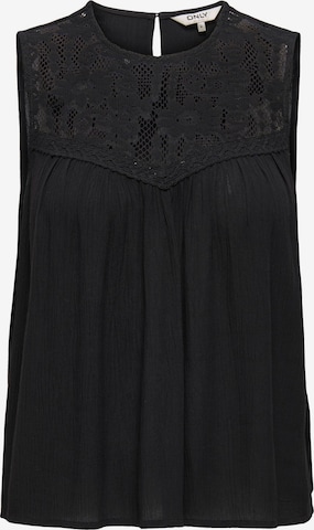 Camicia da donna di ONLY in nero: frontale