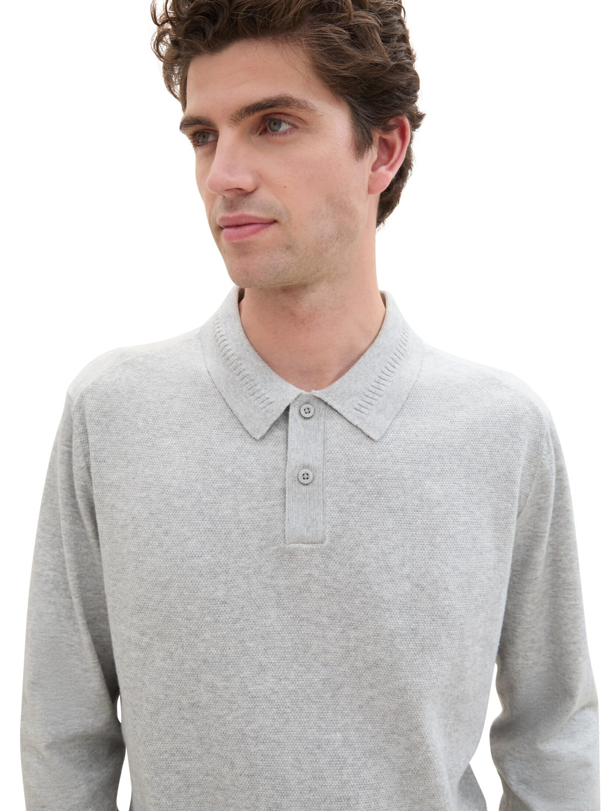 TOM TAILOR Pullover in Grau