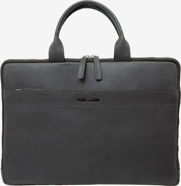 Pride and Soul Document Bag 'Rate' in Grey: front