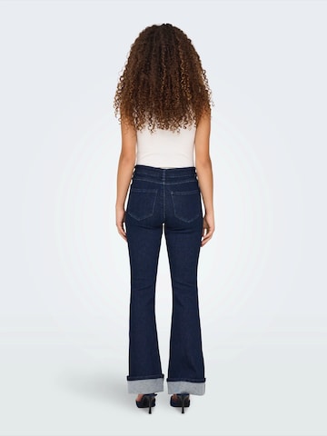 ONLY Flared Jeans 'ONLMILA' in Blue