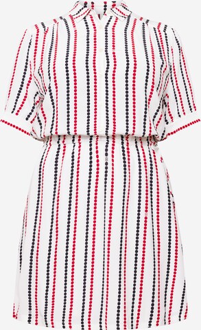 Tommy Hilfiger Curve Shirt Dress in White: front