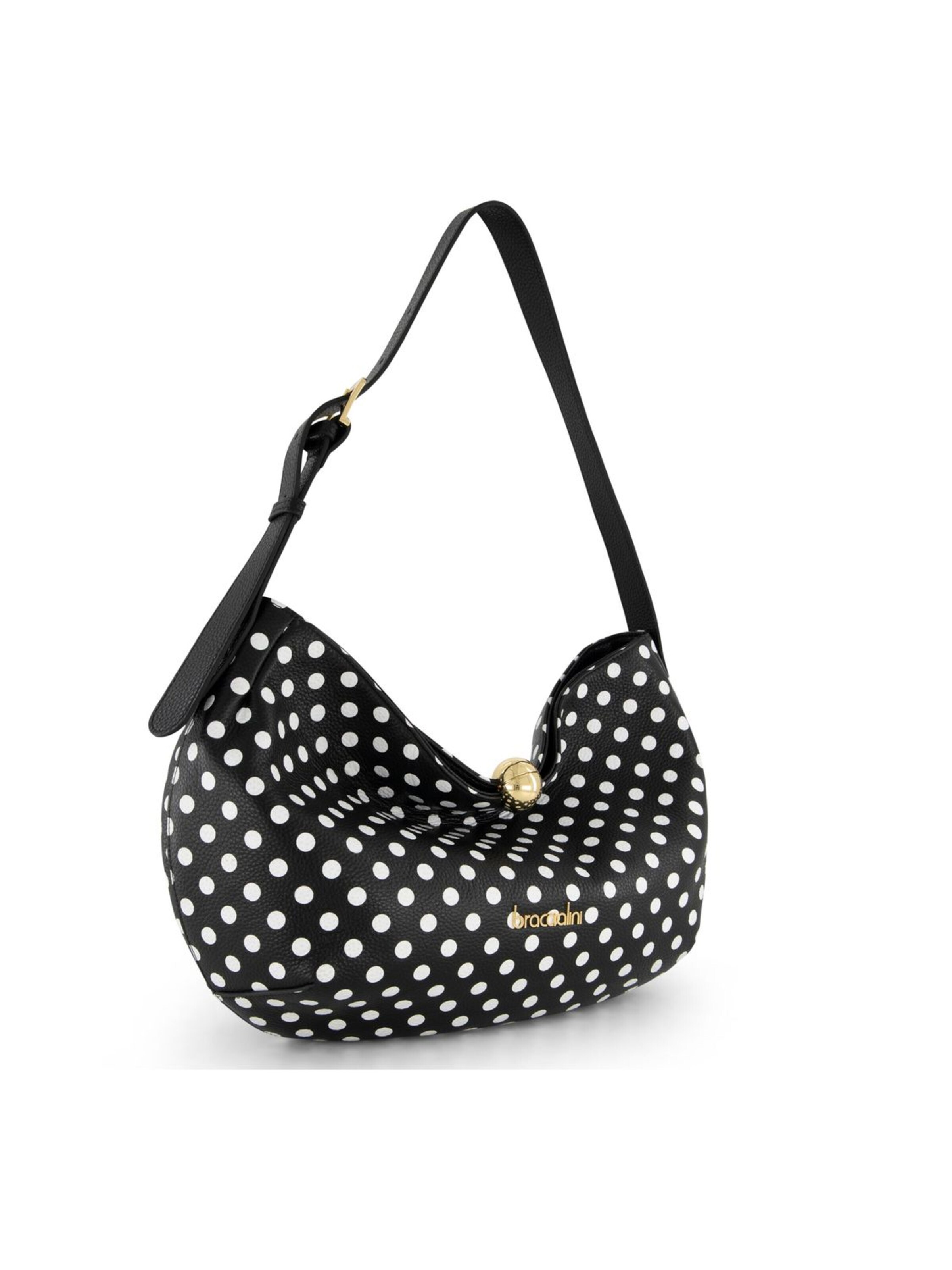 Borsa a spalla 'Ariel' di Braccialini in nero