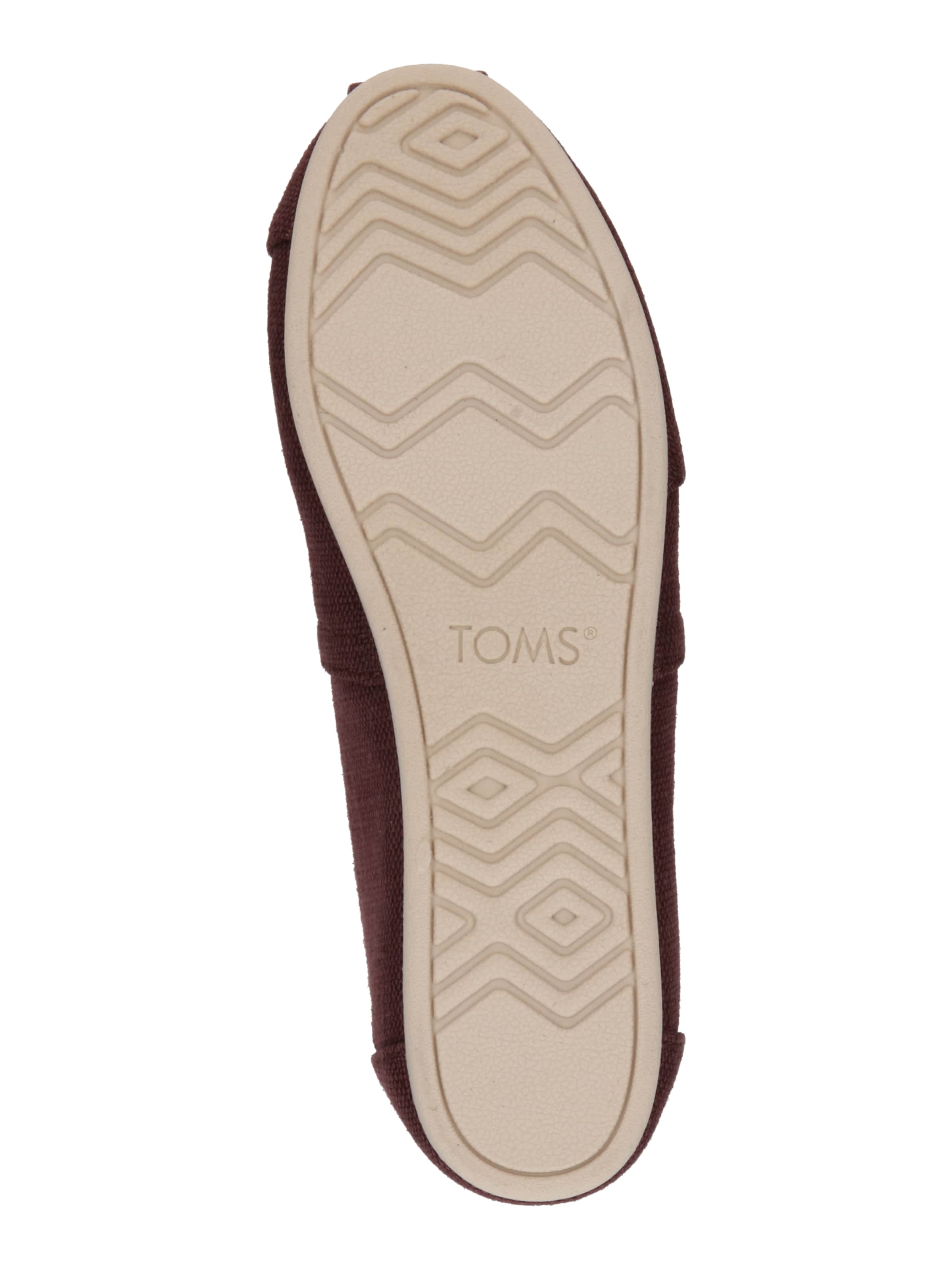 TOMSSlip On cipele 'ALPARGATA' - crvena boja: donji dio