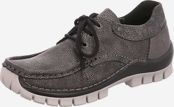 Wolky Lace-Up Shoes in Grey: front