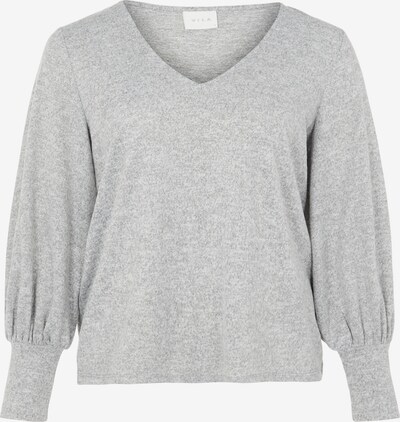 Vila Curve Pull-over 'Infa' en gris chiné, Vue avec produit