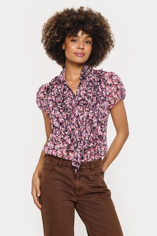SAINT TROPEZ Bluza 'Lilja' | roza barva: sprednja stran