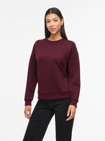 Sweat-shirt 'VISandy' VILA en rouge : devant