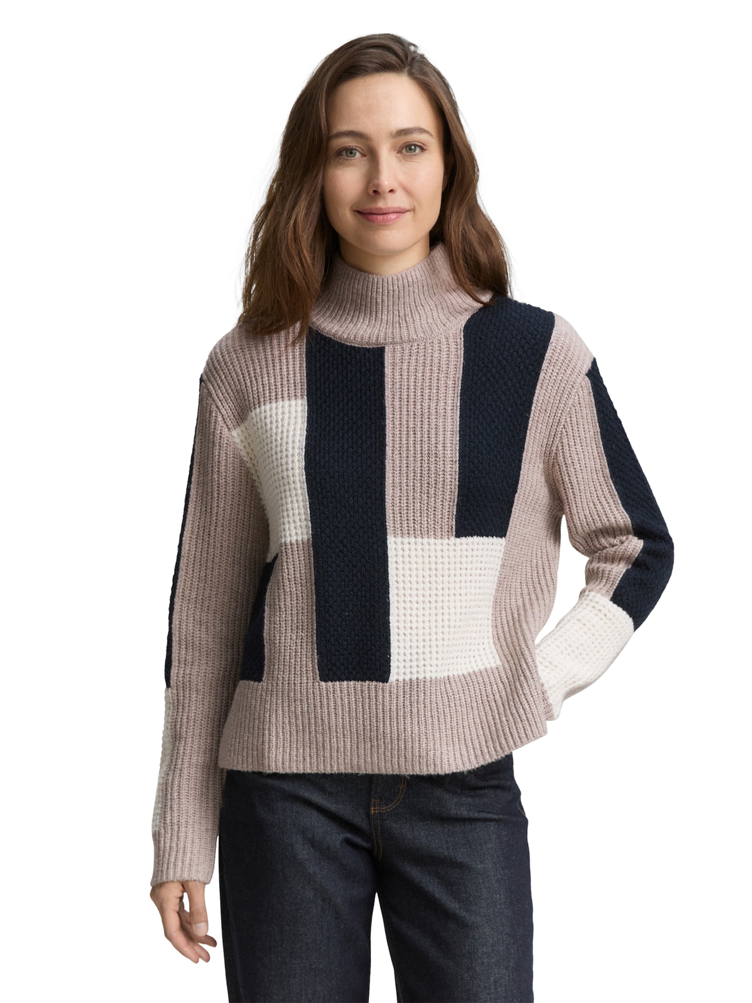 TOM TAILOR Sweter w kolorze szary: przód