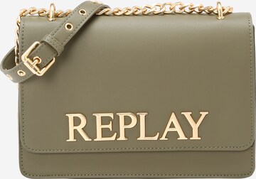 REPLAY Crossbody Bag in Green: front