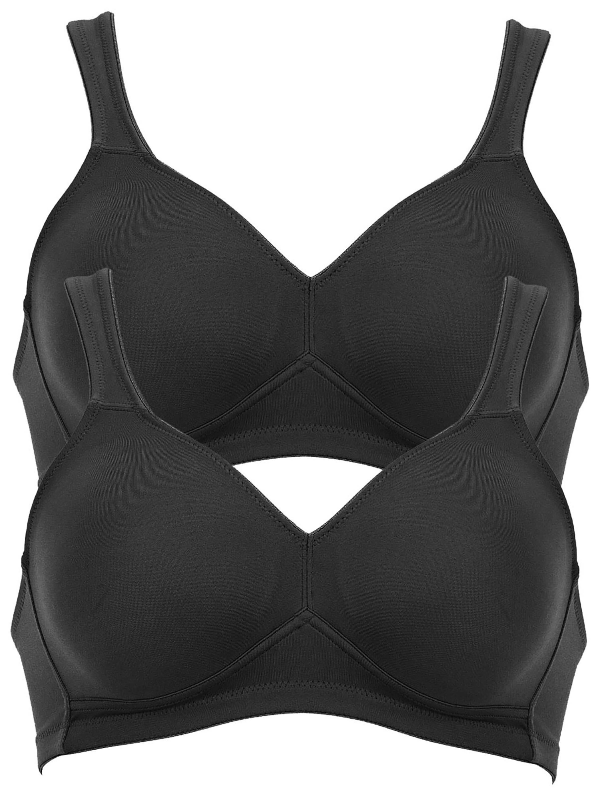 ANITA BH 'Twin'‌ in Schwarz: Vorderseite