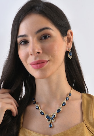 SOHI - Conjunto de joyería 'Kiera' en azul: frente