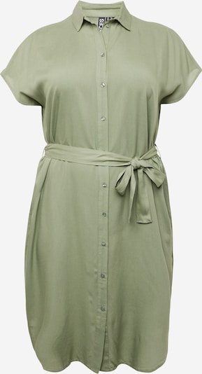 PIECES Curve Skjortklänning 'NYA' i grön, Produktvy