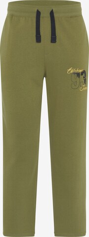 Oklahoma Jeans Regular Pants in Green: front