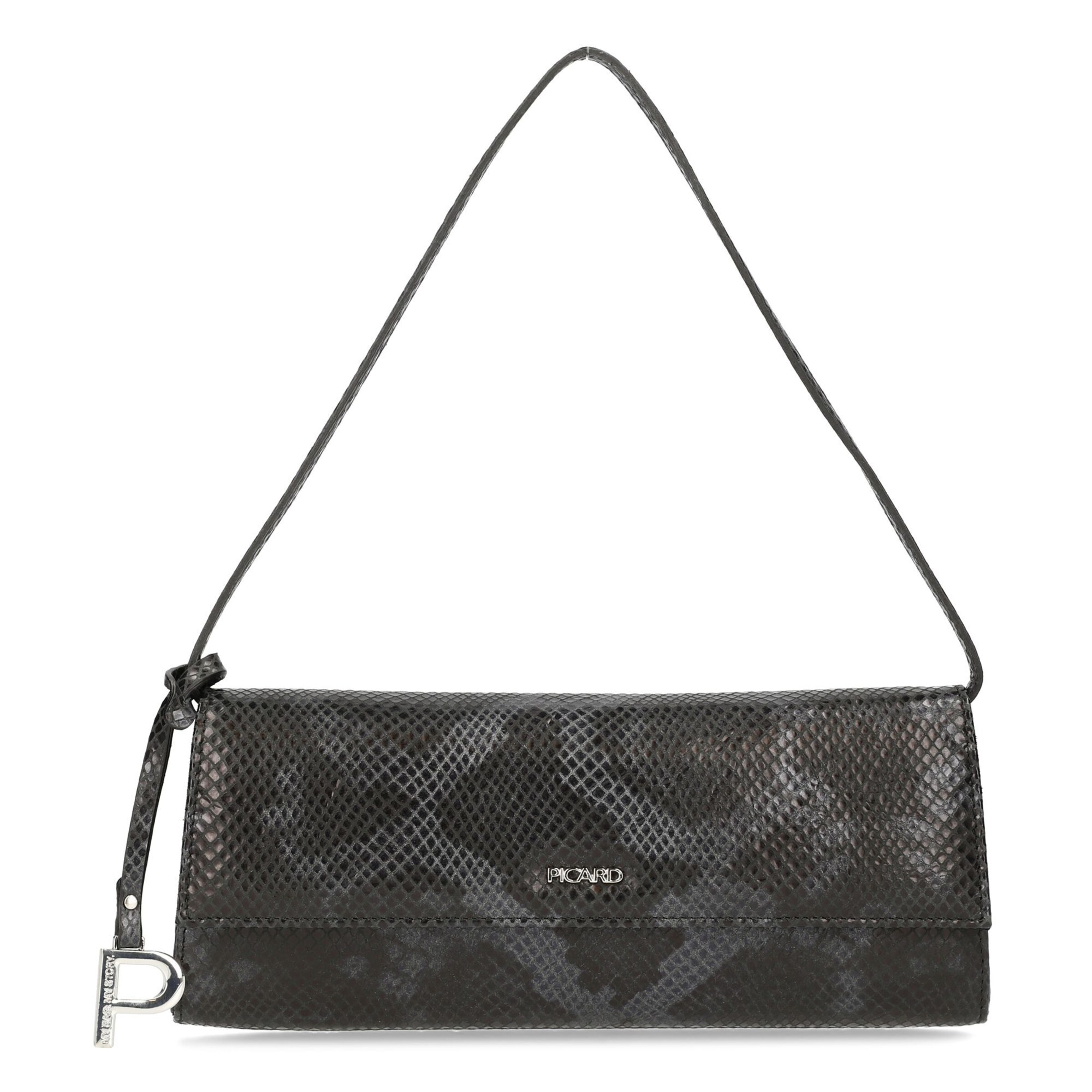 Picard Schoudertas 'Auguri' in Grijs: voorkant